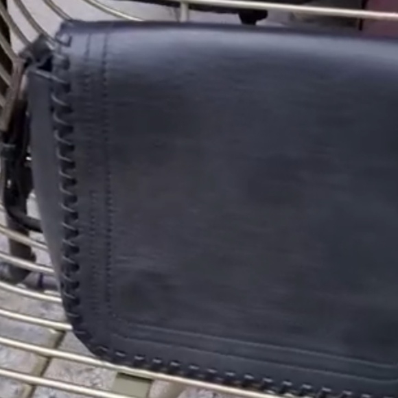 Mackage Black Leather Crossbody Bag- Preowned - Picture 7 of 10